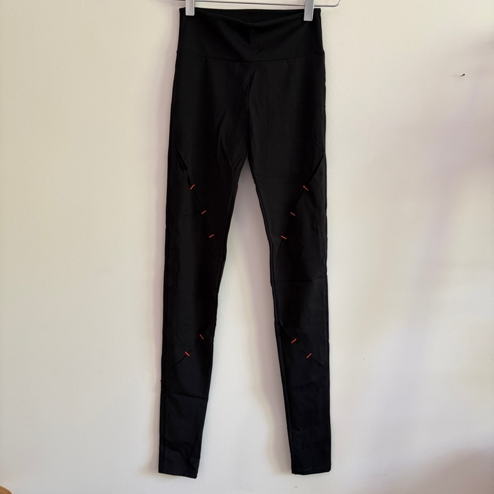 RUI SSENSE Exclusive Black Cut-Out Sport Leggings